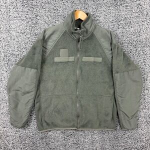 Peckham Jacket Mens Medium Long Green ECWCS Gen III Cold Weather Fleece US Army